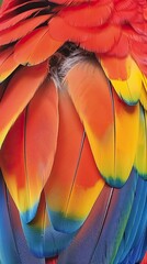 macaw feathers, Plumas de guacamayo
