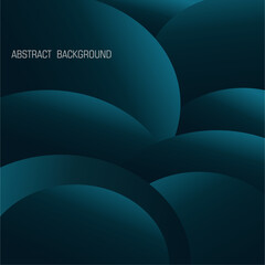 Minimalist deep blue premium abstract background with luxury geometric dark shapes. Exclusive wallpaper design for poster, brochure, presentation, website etc. - Vector EPS