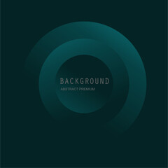 Minimalist deep blue premium abstract background with luxury geometric dark shapes. Exclusive wallpaper design for poster, brochure, presentation, website etc. - Vector EPS