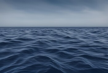 Obraz premium Dark blue sky and sea
