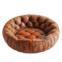 Obraz premium pet bed clipart, pet item, , cushioned, isolated on white background