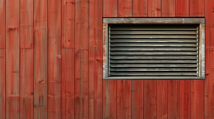 House wall background with space for text featuring ventilation grid