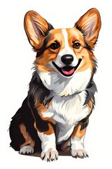 Fototapeta premium AI Image Generator, Pembroke Welsh Corgi Dog