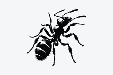 Bee Silhouette Vector Artwork Collection