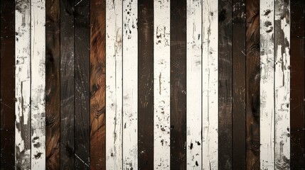 Brown vertical wooden background with white stripes