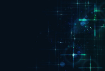 背景素材_光_緑