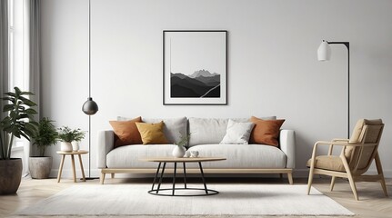 Scandinavian-Inspired Living Room