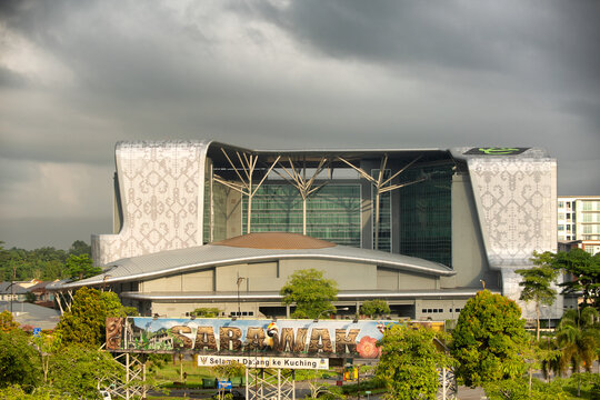 Very modern architecture near Kuching Airport