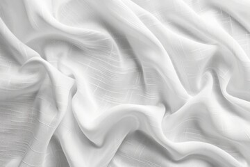 Obraz premium A white fabric with a pattern of lines and dots