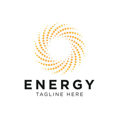 Energy design element idea with modern style concept