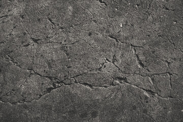 Black concrete road texture background.