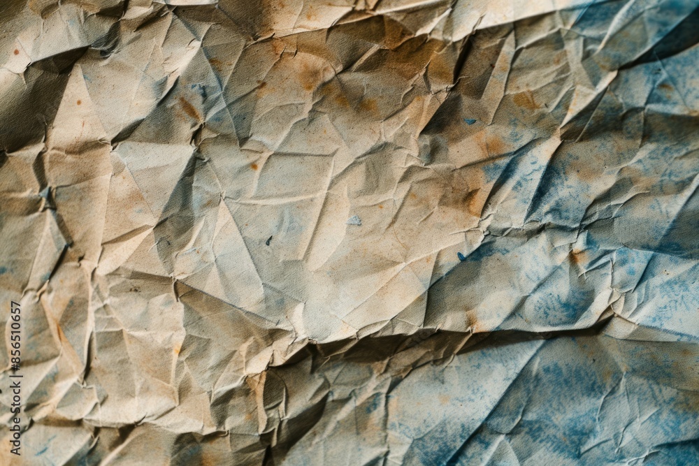 Poster textured crumpled paper. simple background for design projects.