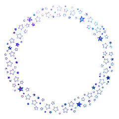 ホログラム_フレーム_星_輪