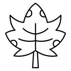 Maple leaf icon symbol