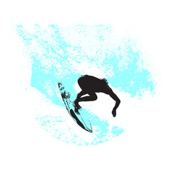 surfista, tabla de surf, vector, surf, ola, surfer, grafico, mar,  deporte