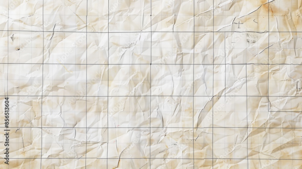 Poster paper with a grid pattern. geometric design.