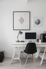 Clean and Minimalist Workspace for Focus, Clean and Organized Workspace