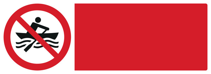 iso prohibition safety signs v2 no manually powered your custom message here landscape size 1/2 a4,a3,a2,a1