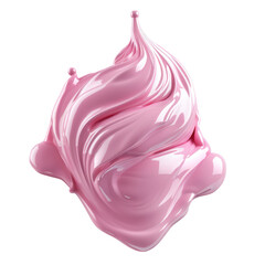 Abstract pink swirl with a glossy finish.  Perfect for backgrounds, textures, and design elements.