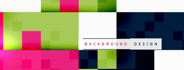 Dynamic colorful squares background. Vector Illustration For Wallpaper, Banner, Background, Card, Book Illustration, landing page