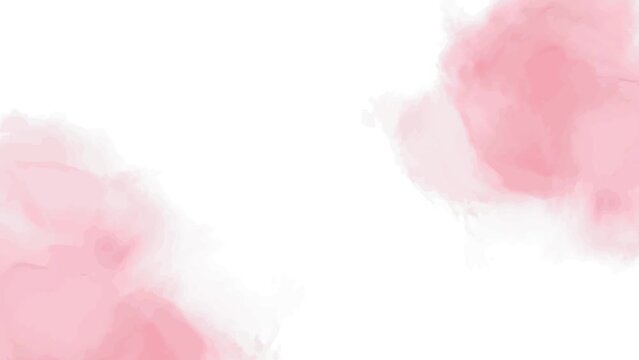 Soft pink watercolor oil pastel background