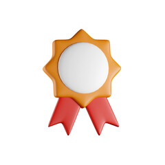 Medal 3D Render Isolated Images