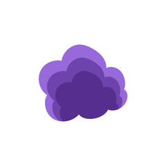 Helloween clouds illustration 