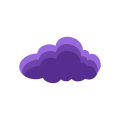 Helloween clouds illustration 