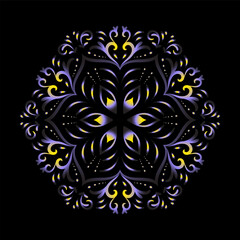 Mandala. Vintage decorative elements. Oriental pattern,illustration, ottoman motifs