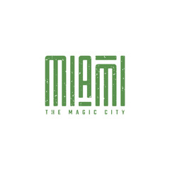 Miami Lettering Typography