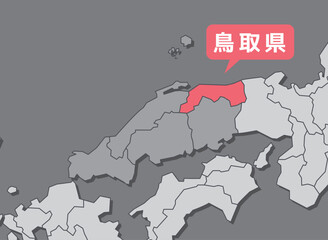 鳥取県　鳥取　地図
