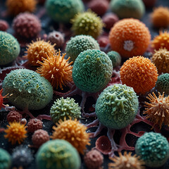 Obraz premium red and blue