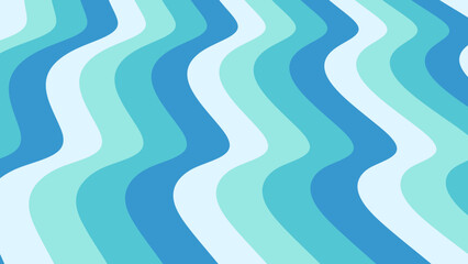 green and blue abstract wavy background