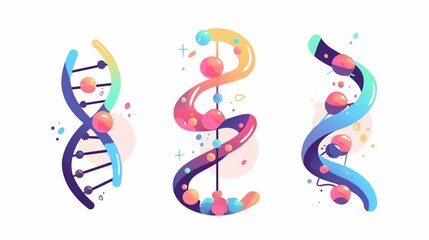 二重らせん構造の遺伝子、素材7