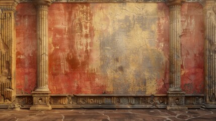 Ancient Blank Ideal as a Backdrop