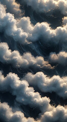 Elegant Paper Waves Banner: Abstract Design with Dynamic Motion Vector Illustration
