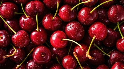 cherries on background. sweet cherries.