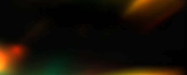 Light leak effect background. Retro film bokeh flare overlay. Old vintage photo filter texture template. Exposed photography backdrop. Abstract blurry ray gradient wallpaper. Vector saturated color bg