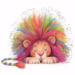 Fototapeta premium Cute Lion