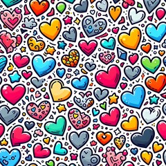 Sweet Heart Seamless Pattern