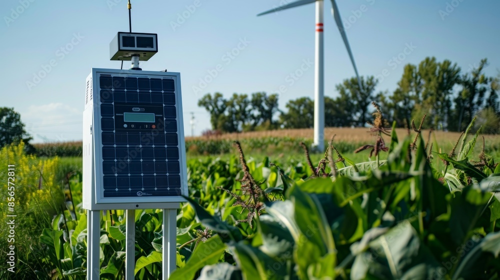 Poster a solarpowered weather station and wind turbine providing realtime data for students to analyze and 