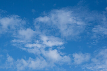 blue sky with clouds v2