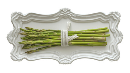 asparagus on a white background png cutout