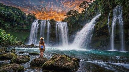 waterfall in the forest