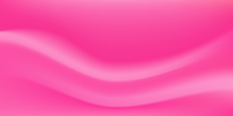 Elegant flowing pink gradient background. Classic rose and French fuchsia color fusion abstraction. Vector Illustration. 
