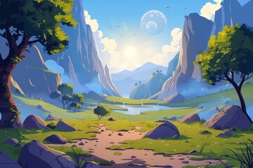 Gentle meadow landscapes for captivating photography designs