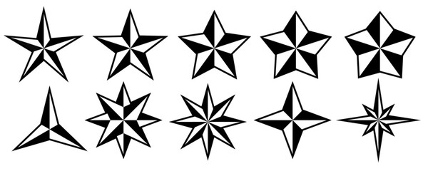 Set rating stars icon badges. Feedback customers. Rank, level of satisfaction rating. Five stars customer product rating review. 5 star rating icon. Vector illustration.