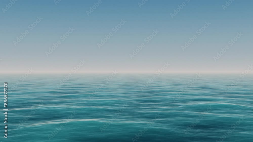 Poster ocean waves background loop animation