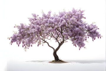 Obraz premium lilac acacia isolated on white background