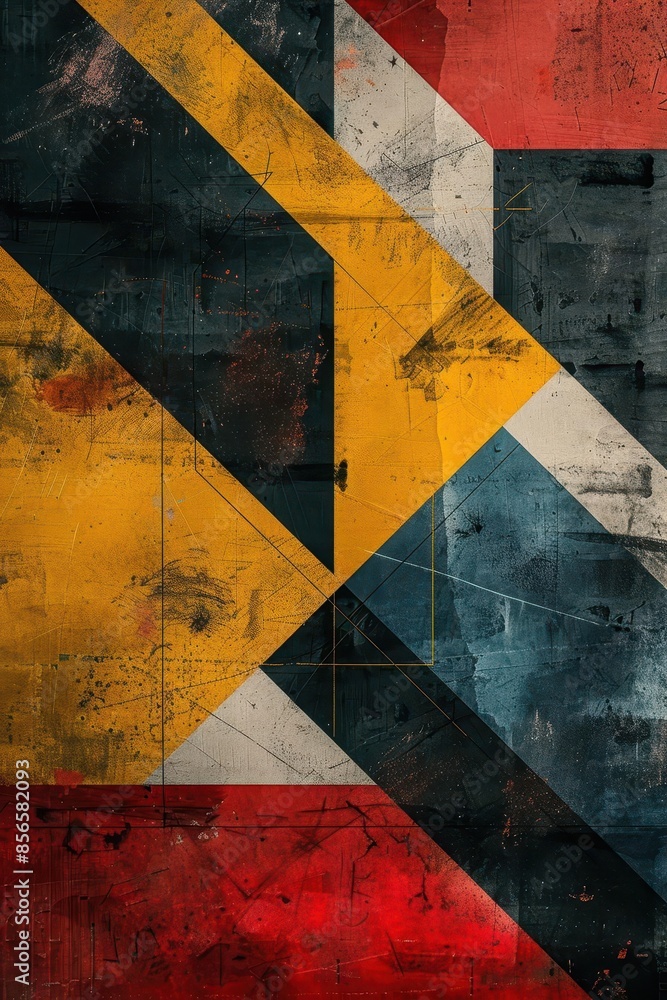 Poster fokasuart geometric shapes and clean lines in a minimalistic st 4290d63c-18ff-491b-8860-c5a39dd26d98